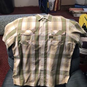 Ecko Plaid Button Up Shirt Short Sleeve XL
